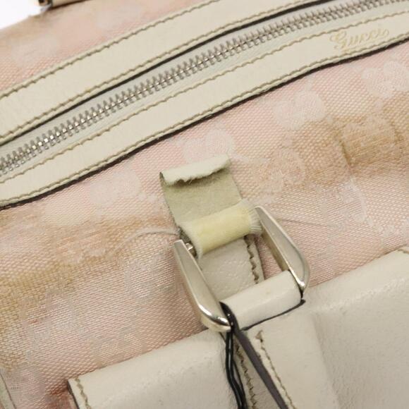 GUCCI GG Canvas Abbey Hand Bag Pink Gold - Picture 14 of 16